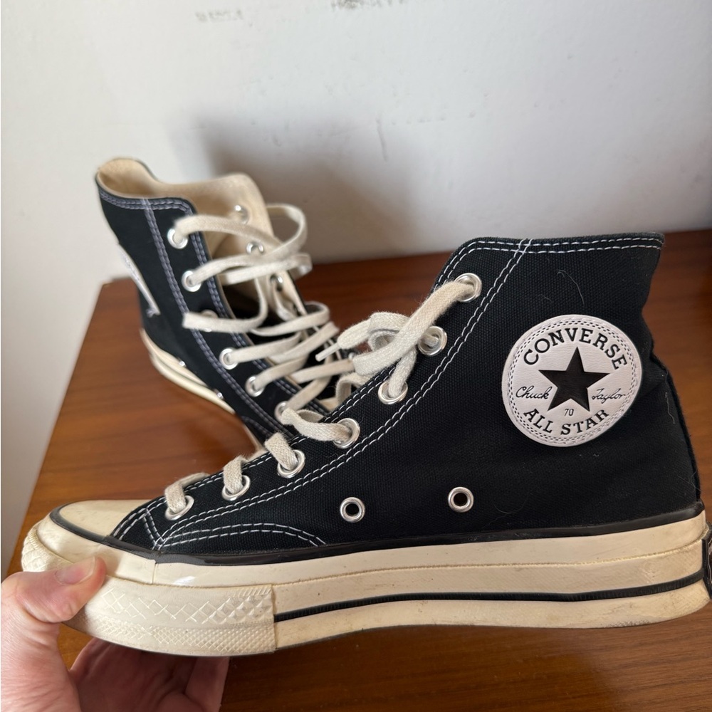 Black converse all star chuck 70 canvas